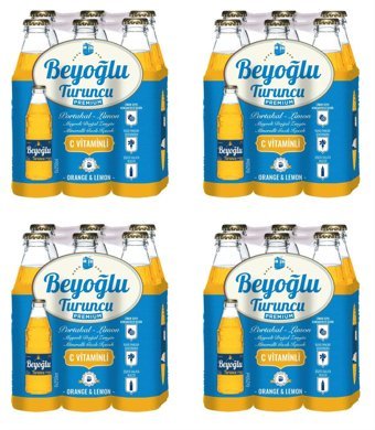 Beyoğlu Turuncu Portakallı Limonlu Şişe Gazoz 24 Adet 250 ml