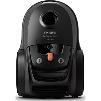 Philips Performer Silent FC8785/07 650 W Yatay Turbo Başlıklı Toz Torbalı Süpürge Siyah