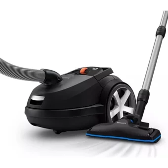 Philips Performer Silent FC8785/07 650 W Yatay Turbo Başlıklı Toz Torbalı Süpürge Siyah