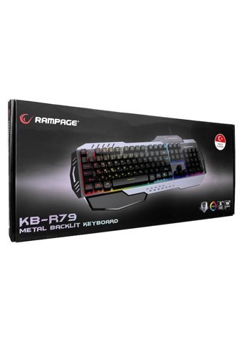 Rampage KB-R79 Türkçe Q Kablolu Siyah Yarı Mekanik Gaming Klavye