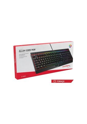 Hyperx HX-KB5ME2-TU Türkçe Q RGB Kablolu Siyah Normal Gaming Klavye