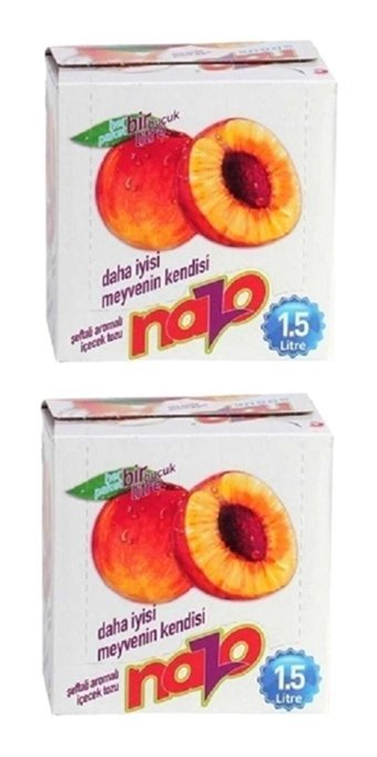 Nazo Şeftali Aromalı Toz Içecek 24 Lü X 2 Kutu