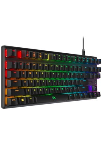Hyperx HX-KB7RDX-US İngilizce Q RGB Red Switch Kablolu Siyah Mekanik Gaming Klavye