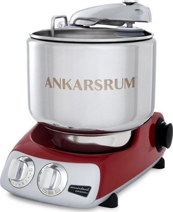 Ankarsrum AKM 6230 R Paslanmaz Çelik 1500 W 7 lt Stand Hamur Yoğurma ve Mutfak Şefi Kırmızı