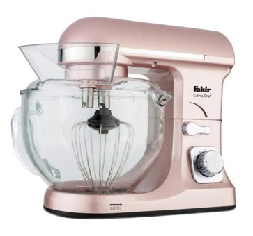 Fakir Culina Chef Paslanmaz Çelik 1000 W 5 lt Stand Hamur Yoğurma ve Mutfak Şefi Pembe