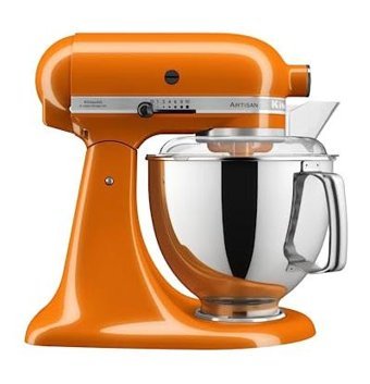 Kitchenaid Artisan Metal 300 W 4.8 lt Stand Hamur Yoğurma ve Mutfak Şefi Turuncu