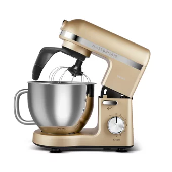 Karaca Mastermaid Chef Pro Plastik 1750 W 5 lt Stand Hamur Yoğurma ve Mutfak Şefi Gold