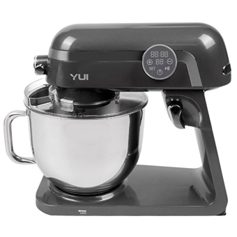 Yui M123 Easy Chef Premium Aliminyum Döküm 1800 W 7 lt Hamur Yoğurma ve Mutfak Şefi Siyah