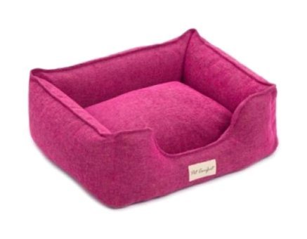 Pet Comfort Alpha Yıkanabilir Tek Fonksiyonlu 60x50 cm Sepet Kedi Yatağı Pembe