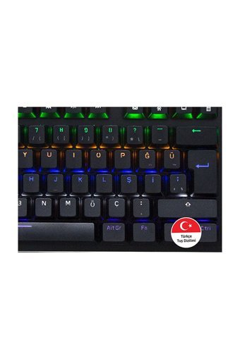 Rampage KB-R81 Türkçe Q Kablolu Siyah Mekanik Gaming Klavye