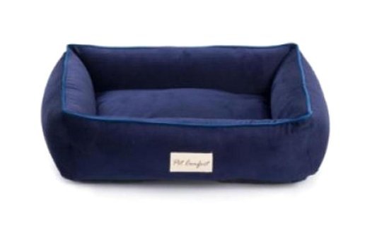 Pet Comfort Golf Yıkanabilir Tek Fonksiyonlu 55x45 cm Sepet Kedi Yatağı Lacivert