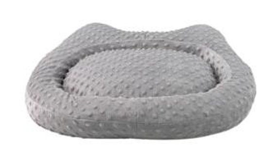 Pet Comfort Kitty Yıkanabilir Tek Fonksiyonlu 60x55 cm Minder Kedi Yatağı Gri