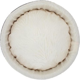 Lepus Yıkanabilir Tek Fonksiyonlu 50x17 cm Simit Kedi Yatağı Vizon
