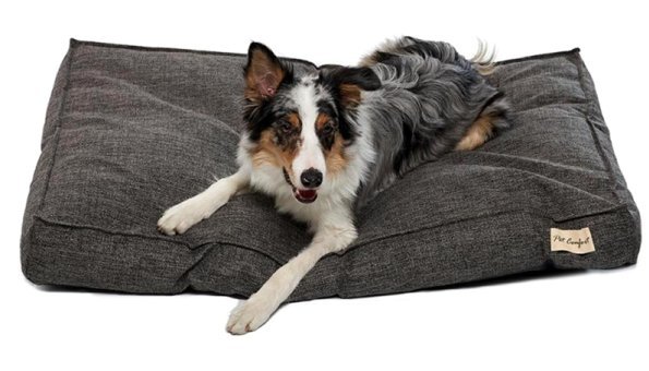 Pet Comfort Lima Yıkanabilir Tek Fonksiyonlu 90x60 cm Minder Kedi Yatağı Gri