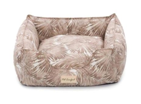 Pet Comfort Alpha Yıkanabilir Tek Fonksiyonlu 60x50 cm Minder Kedi Yatağı Kahverengi