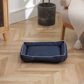 Lebeigo Yıkanabilir Tek Fonksiyonlu Minder Kedi Yatağı Lacivert
