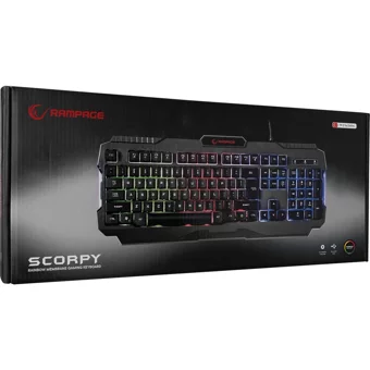 Rampage KB-RX5 Türkçe Q Kablolu Siyah Yarı Mekanik Gaming Klavye