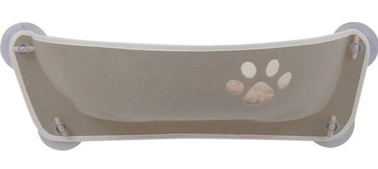 Weichuang Buyfun Vantuzlu Tek Fonksiyonlu 64x25x21 cm Cama Yapışan Kedi Yatağı Bej
