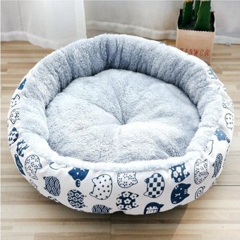 Weichuang Yıkanabilir Tek Fonksiyonlu 60 cm Minder Kedi Yatağı Beyaz
