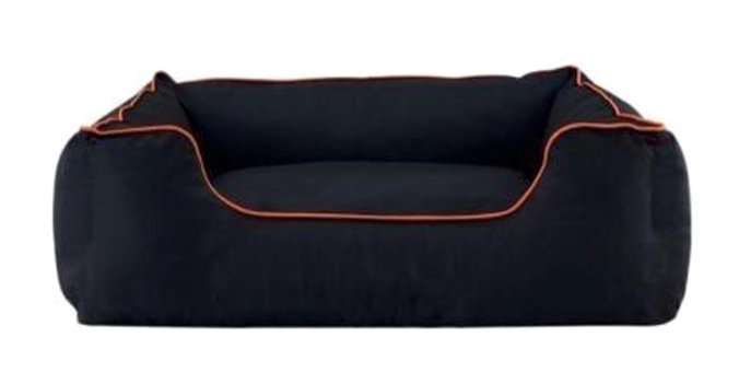 Pet Comfort Alpha Yıkanabilir Tek Fonksiyonlu 105x85 cm Sepet Kedi Yatağı Siyah-Turuncu