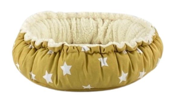 Pet Comfort Sunflower Yıkanabilir Tek Fonksiyonlu 60 cm Sepet Kedi Yatağı Sarı