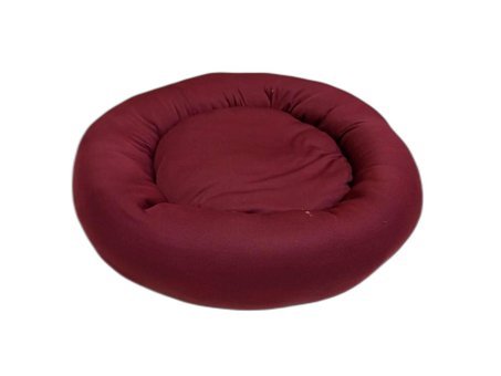 Bio Yıkanabilir Tek Fonksiyonlu 50 cm Minder Kedi Yatağı Bordo