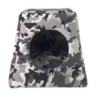 Pet Comfort Iglo Yıkanabilir Çift Fonksiyonlu 37x37x37 cm Mağara Kedi Yatağı Çok Renkli
