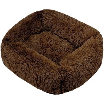 Jzcat Yıkanabilir Tek Fonksiyonlu 66x55x20 cm Simit Kedi Yatağı Beyaz