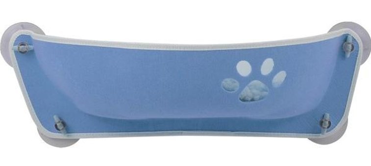 Weichuang Buyfun Vantuzlu Tek Fonksiyonlu 64x25x21 cm Cama Yapışan Kedi Yatağı Mavi