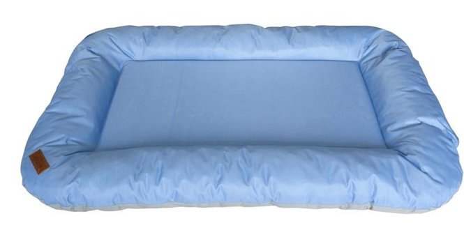 Lepus Yıkanabilir Tek Fonksiyonlu 70x100x13 cm Minder Kedi Yatağı Mavi