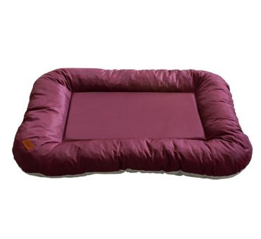 Lepus Yıkanabilir Tek Fonksiyonlu 50x65x13 cm Minder Kedi Yatağı Bordo