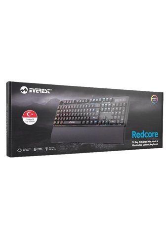 Rampage KB-GX8 Türkçe Q RGB Kablolu Siyah Mekanik Gaming Klavye