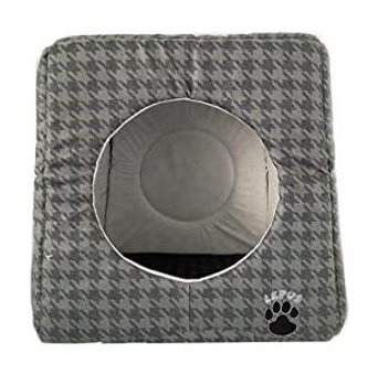 Lepus Yıkanabilir Tek Fonksiyonlu 45x45x45 cm Mağara Kedi Yatağı Yeşil