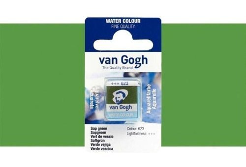 Van Gogh Sap Green 623 Yarım Tablet Sulu Boya