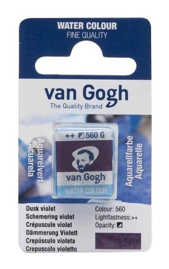 Talens Van Gogh Tablet 12 Dusk Violet 560 Sulu Boya