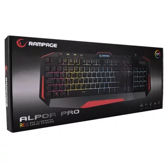 Rampage KB-RX7 Türkçe Q RGB Kablolu Siyah Normal Gaming Klavye