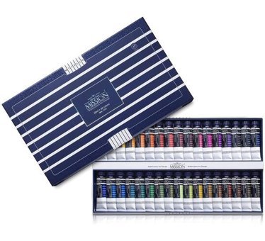 Mission White Tüp 34x15 ml Sulu Boya