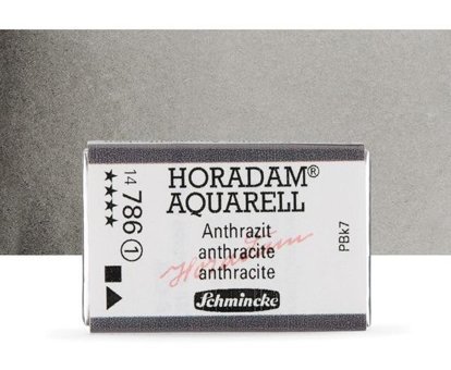 Schmincke Horadam Aquarell Tam Tablet Charcoal Grey 786 Sulu Boya