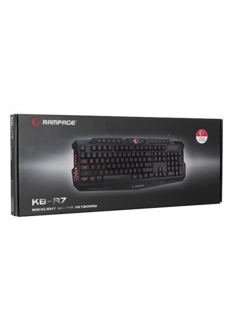 Rampage KB-R7 Türkçe Q Kablolu Siyah Yarı Mekanik Gaming Klavye