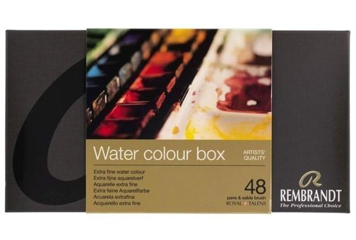 Rembrandt Extra Fine Profesyonel Metal Kutu 48 Renk Sulu Boya