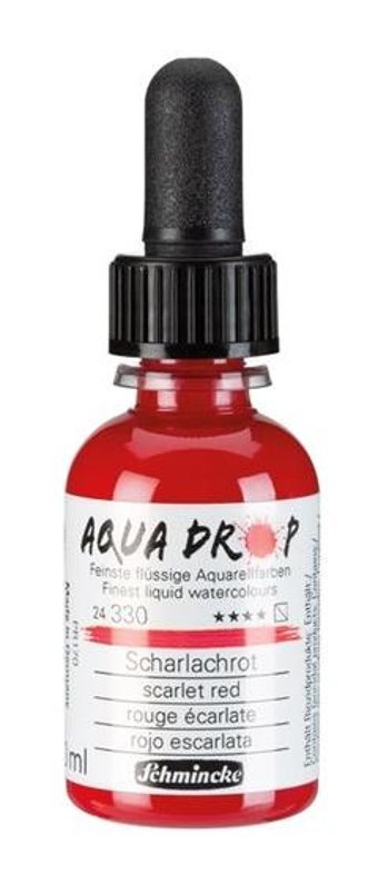 Schmincke Aqua Drop 30 ml Scarlet Red Sulu Boya