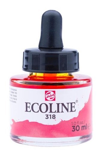 Talens Ecoline 318 Carmine Sulu Boya