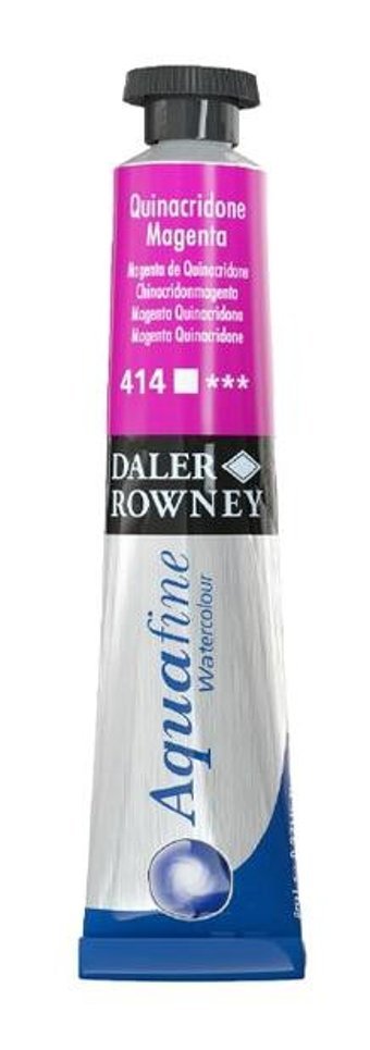 Daler Rowney Aquafine Tüp 8 ml 414 Qinacridone Magenta Sulu Boya