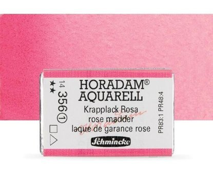 Schmincke Horadam Aquarell Tam Tablet Rose Madder 356 S Sulu Boya