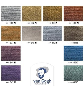 Talens Van Gogh Tüp 12 Renk x 10 ml Metallıc Sulu Boya