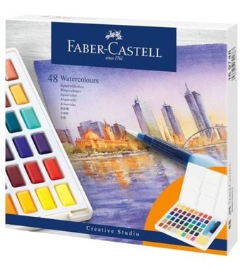 FaberCastell Creative Studio Tablet 48 Renk Sulu Boya