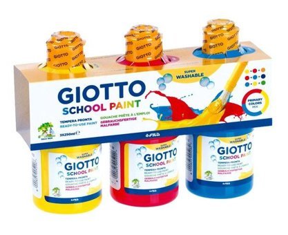 Giotto Tempera Yıkanabilir Boya 3x250 ml Sulu Boya