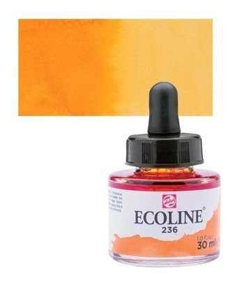 Talens Ecoline 30 ml Light Orange 236 Sulu Boya