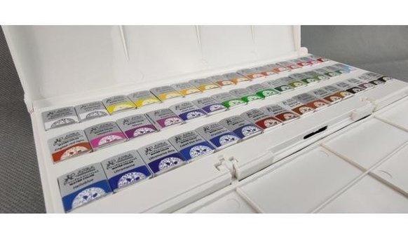 Afra Artists Water Colour Tablet 48'li Yarım Tablet Sulu Boya