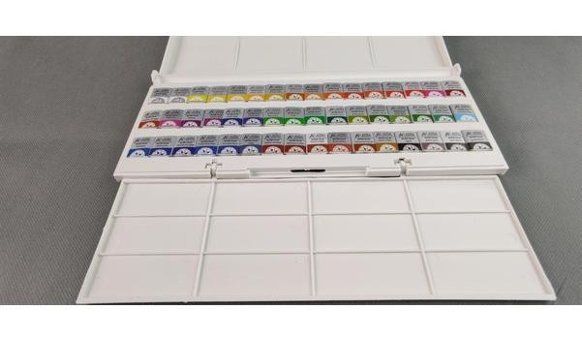 Afra Artists Water Colour Tablet 48'li Yarım Tablet Sulu Boya